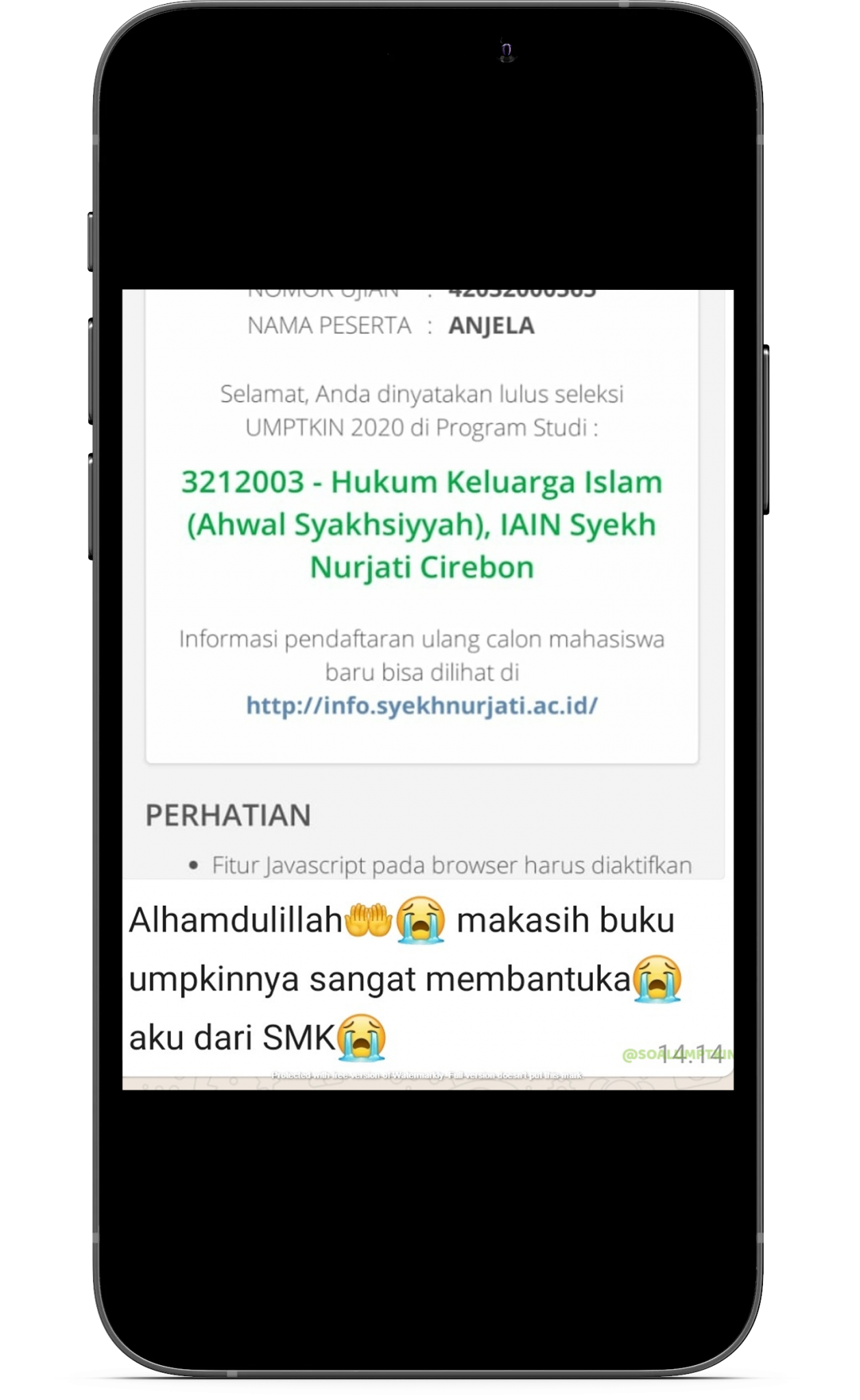 √ SOAL UMPTKIN IPS/IPA yang Pernah Muncul Ujian UMPTKIN